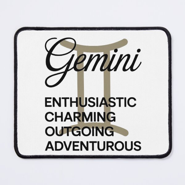 Item preview, Gemini Zodiac Personality Shirt – Enthusiastic Charming Adventurous Astrology Tee designed and sold by Cool-cat-art.