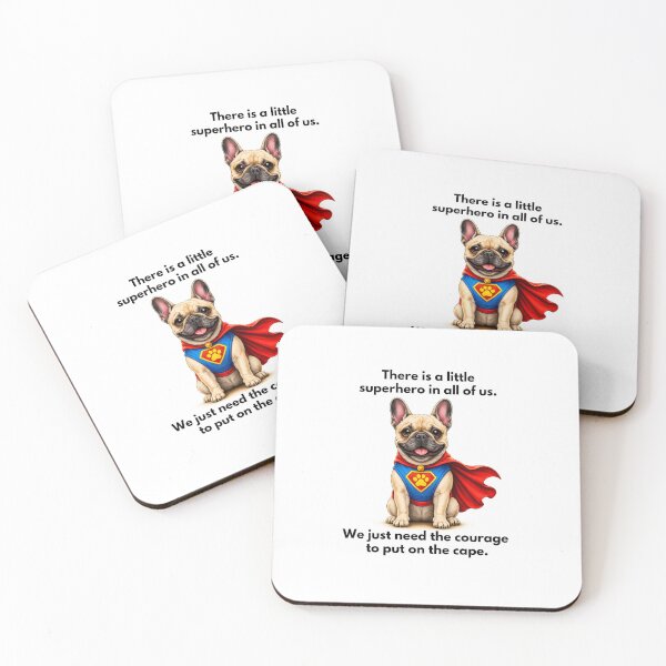 Item preview, French Bulldog Superhero designed and sold by Pattie Marie.