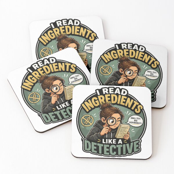 Item preview, I Read Ingredients Like A Detective Gluten Free Shirt designed and sold by PINK FREE.