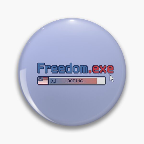 Item preview, Memorial Day Freedom Loading Retro Pixel Design designed and sold by MythicCotton.