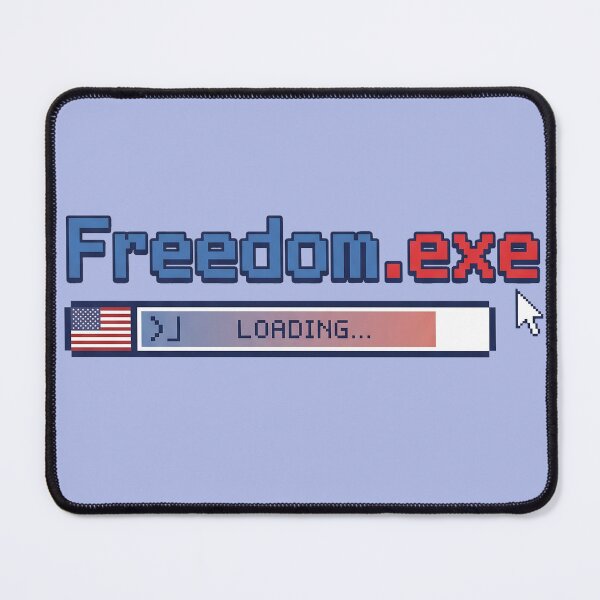 Item preview, Memorial Day Freedom Loading Retro Pixel Design designed and sold by MythicCotton.