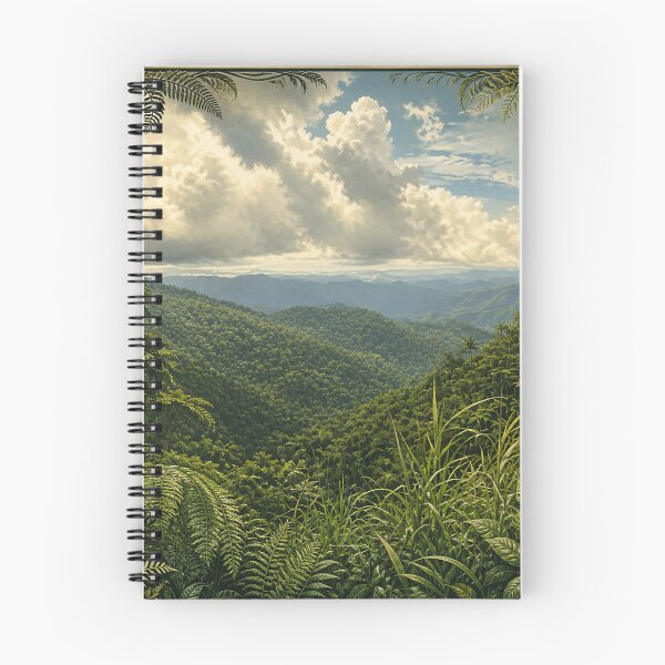 Item preview, Impresionante vista desde la selva tropical de Toro Negro, a más de 1200 metros de altitud. designed and sold by www.elyunqueprints.store.