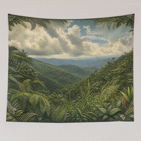 Item preview, Awesome view from Toro Negro Rainforest - over 4,000 feet altitude designed and sold by www.elyunqueprints.store.