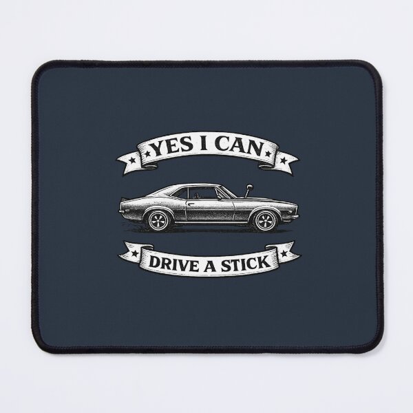 Item preview, Yes I Can Drive A Stick Vintage Muscle Car designed and sold by PunchDrop.