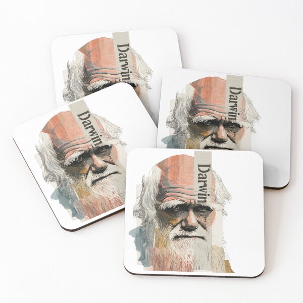 Item preview, Charles Darwin – Evolution Collage Portrait Art Print | Science Natural Selection Biology Poster designed and sold by OzzFrequency.