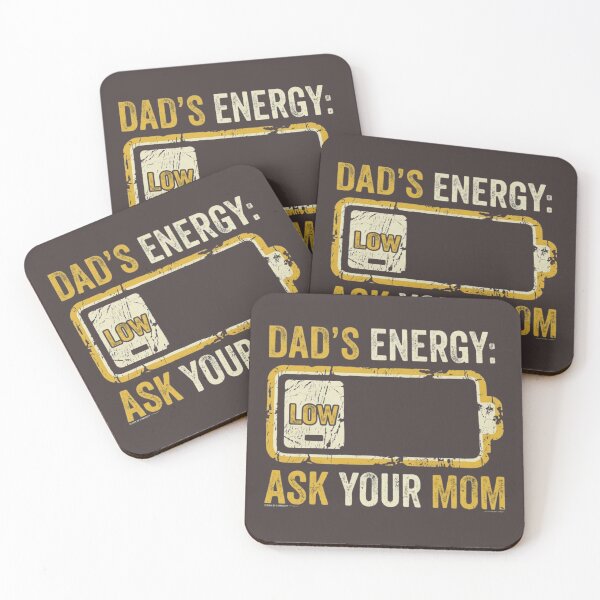 Item preview, Funny Dad Battery Ask Your Mom Exhausted Father Gift designed and sold by SociallyDrained.