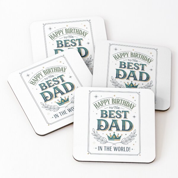 Item preview, Best Dad In The World  designed and sold by happyshirt27.