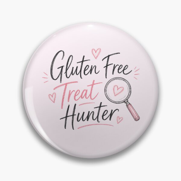 Item preview, Gluten Free Treat Hunter – Cute Coeliac Snack Foodie Aesthetic Typography Design designed and sold by My Gluten Free Life UK.