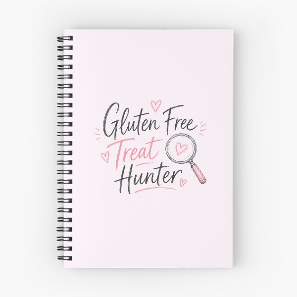 Item preview, Gluten Free Treat Hunter – Cute Coeliac Snack Foodie Aesthetic Typography Design designed and sold by My Gluten Free Life UK.