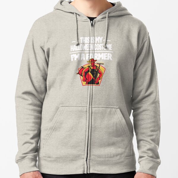 Being a Farmer is not just a Job Retro Vintage Zip Hooded Sweatshirt