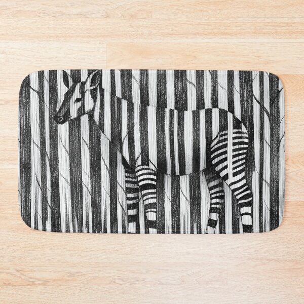 Item preview, Okapi Forest Pattern Camouflage Surrender to Being Seen And Hidden designed and sold by WildlifeInc.