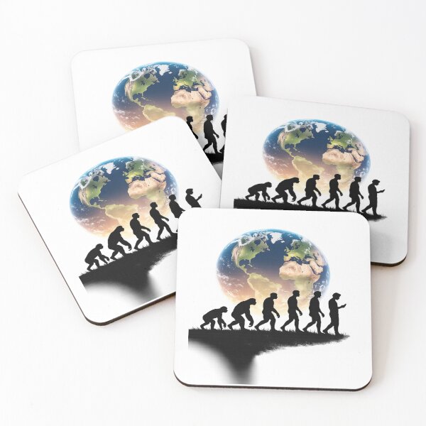 Item preview, Human Evolution Graphic Tee | Funny Modern Society Earth Design designed and sold by ELVIN DESIGNS.