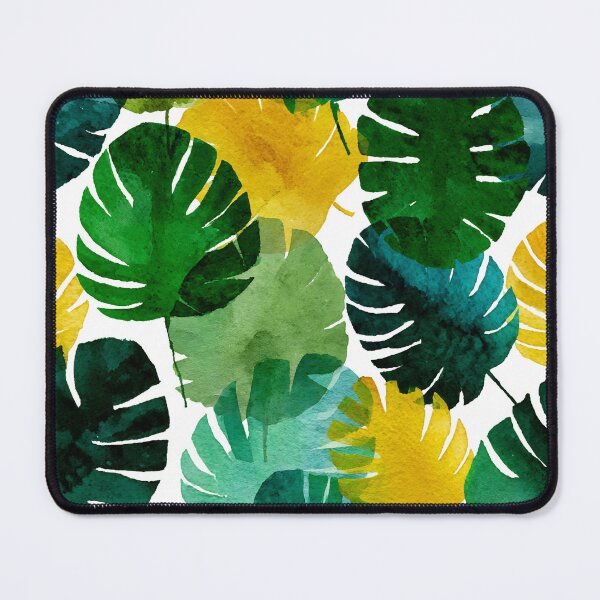 Item preview, Bold Tropical Foliage Watercolor, Green and Yellow Botanical Art designed and sold by daila70.