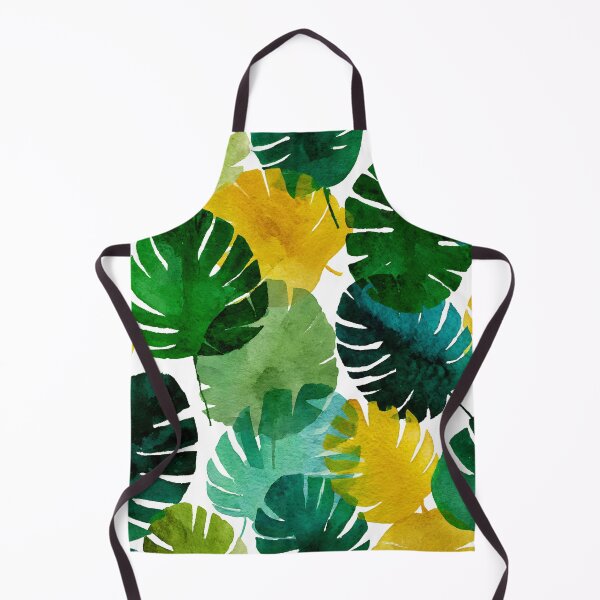 Item preview, Bold Tropical Foliage Watercolor, Green and Yellow Botanical Art designed and sold by daila70.