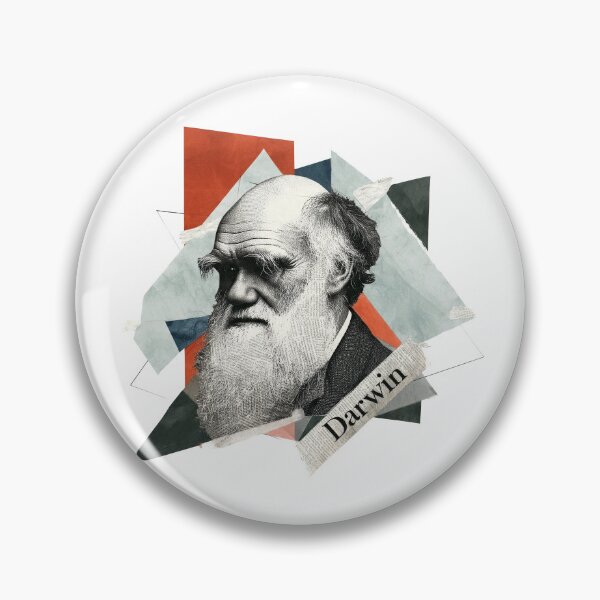 Item preview, Charles Darwin – Evolution Collage Portrait Art Print | Science Natural Selection Biology Poster designed and sold by OzzFrequency.