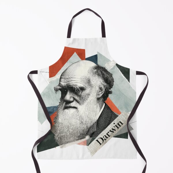 Item preview, Charles Darwin – Evolution Collage Portrait Art Print | Science Natural Selection Biology Poster designed and sold by OzzFrequency.