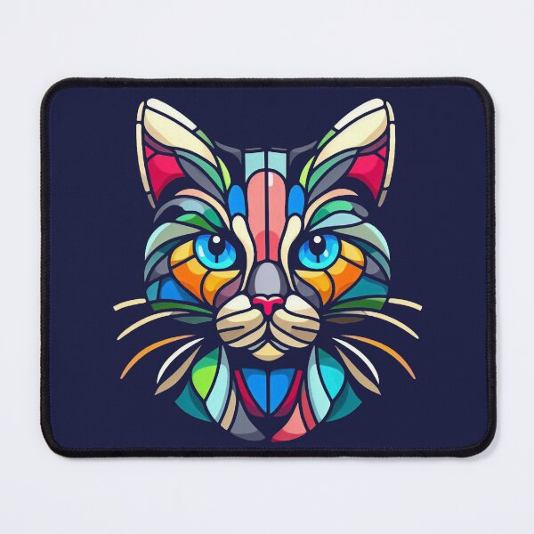 Item preview, Prismatic Cat Face designed and sold by BlackCat Vibe.