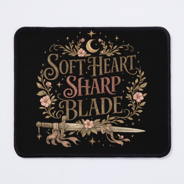 Item preview, Soft Heart Sharp Blade Feminine Fantasy Sword Design designed and sold by Moonwoven Studio.