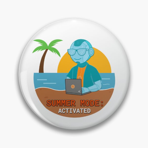 Item preview, Summer Mode: Activated - Tech Humor AI Design designed and sold by Print Expert.