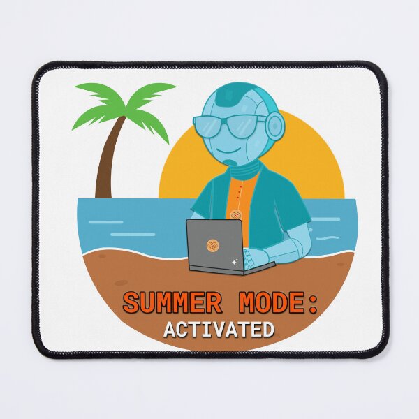 Item preview, Summer Mode: Activated - Tech Humor AI Design designed and sold by Print Expert.