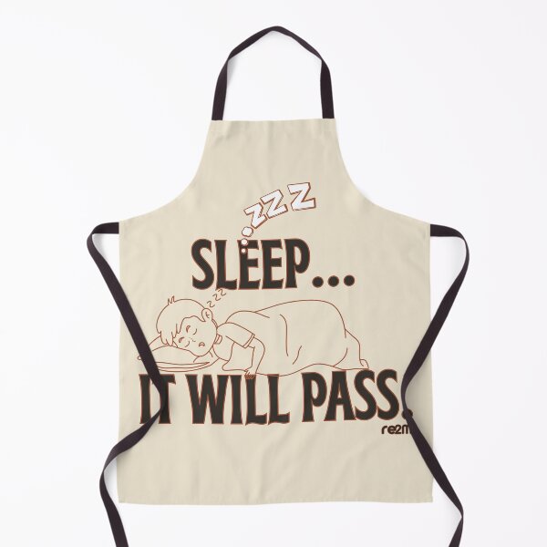 Item preview, Sleep... It Will Pass - Funny Rest & Self-Care Illustration designed and sold by re2m.