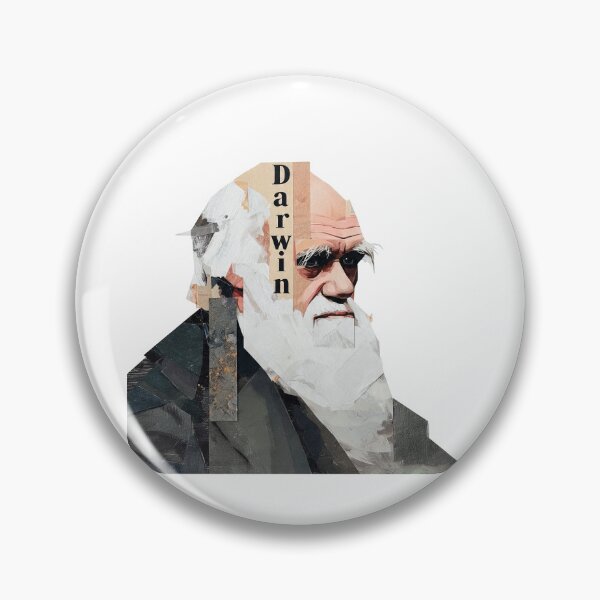 Item preview, Charles Darwin – Evolution Collage Portrait Art Print | Science Natural Selection Biology Poster designed and sold by OzzFrequency.