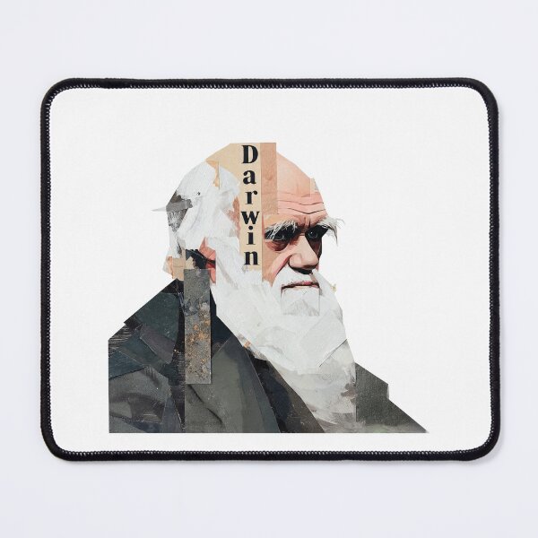 Item preview, Charles Darwin – Evolution Collage Portrait Art Print | Science Natural Selection Biology Poster designed and sold by OzzFrequency.