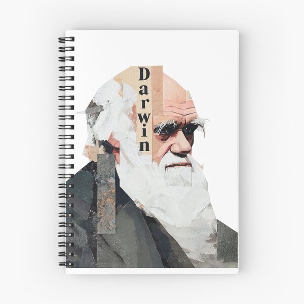 Item preview, Charles Darwin – Evolution Collage Portrait Art Print | Science Natural Selection Biology Poster designed and sold by OzzFrequency.