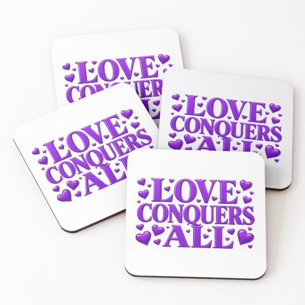 Item preview, Love conquers all purple designed and sold by zesfresh.