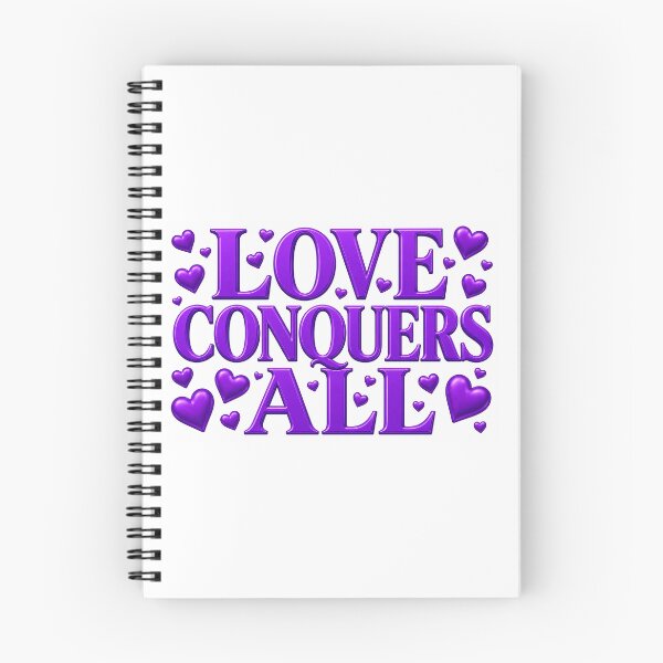 Item preview, Love conquers all purple designed and sold by zesfresh.