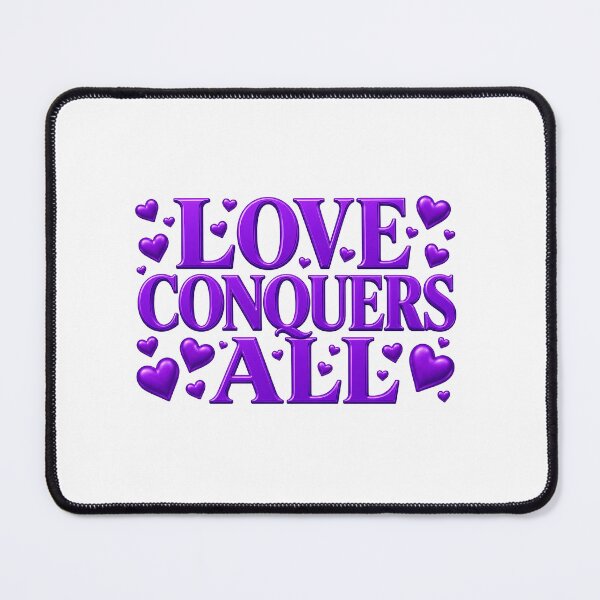 Item preview, Love conquers all purple designed and sold by zesfresh.