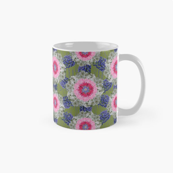 Item preview, Spring Flower Alternating Radials on Green designed and sold by Digitalmyth's Designs.