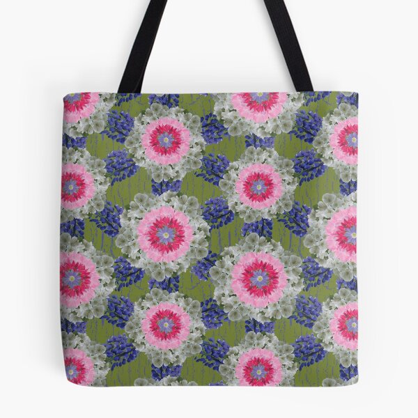 Item preview, Spring Flower Alternating Radials on Green designed and sold by Digitalmyth's Designs.