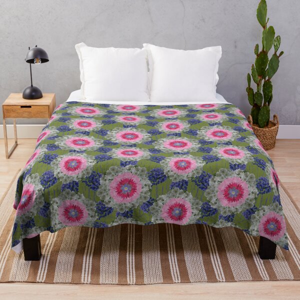 Item preview, Spring Flower Alternating Radials on Green designed and sold by Digitalmyth's Designs.