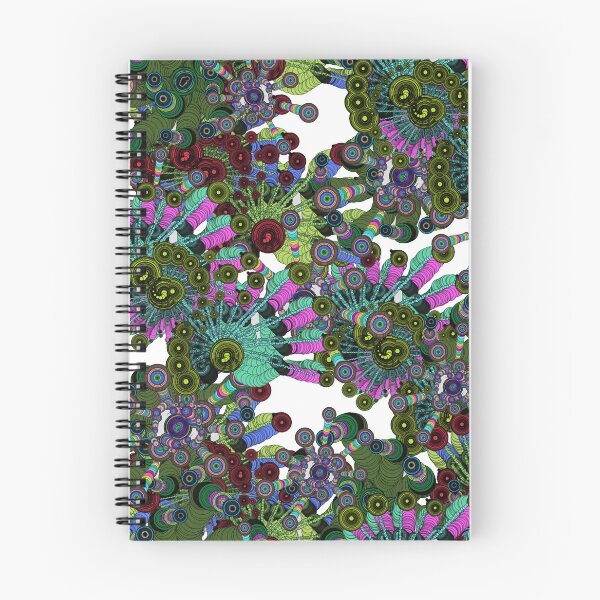 Aperçu de l'œuvre Motif abstrait psychédélique de corail p5js art créée et vendue par JashJhaveri.