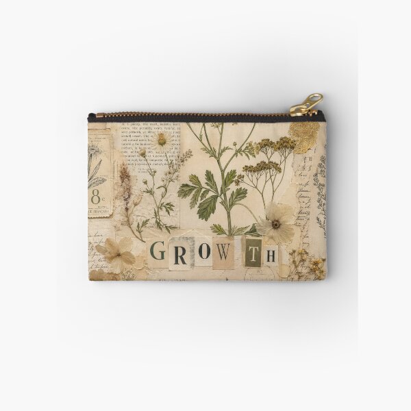 Item preview, Botanical Vintage Collage: Word "GROWTH" designed and sold by DarVibe Designs.