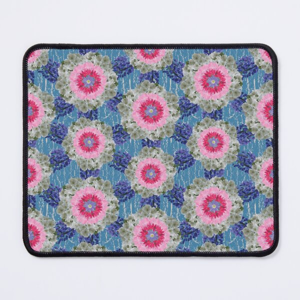Item preview, Spring Flower Alternating Radials on Blue designed and sold by Digitalmyth's Designs.