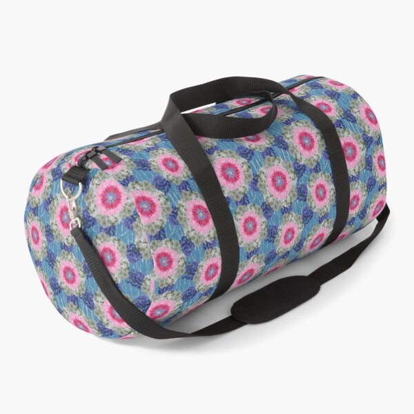 Item preview, Spring Flower Alternating Radials on Blue designed and sold by Digitalmyth's Designs.