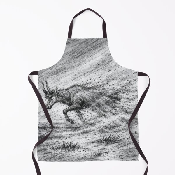 Item preview, Saiga Antelope Dust Storm Surrender to Harsh Survival designed and sold by WildlifeInc.