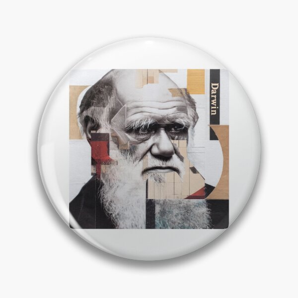 Item preview, Charles Darwin – Evolution Collage Portrait Art Print | Science Natural Selection Biology Poster designed and sold by OzzFrequency.