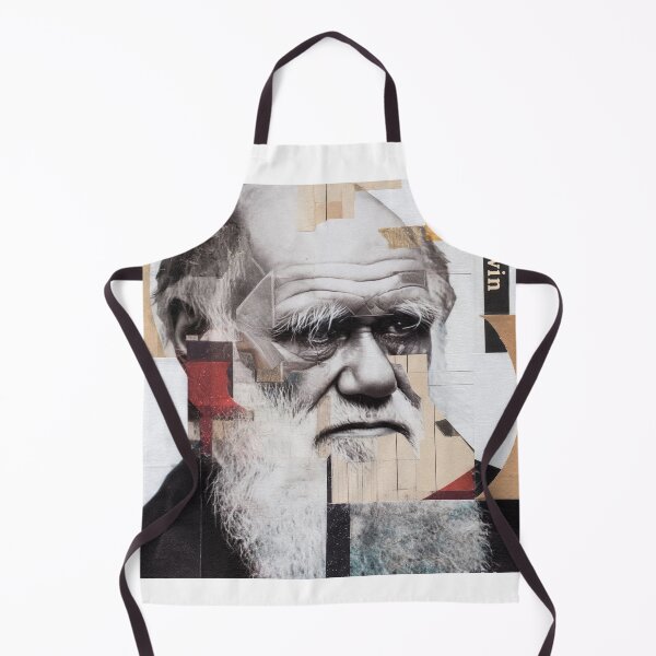 Item preview, Charles Darwin – Evolution Collage Portrait Art Print | Science Natural Selection Biology Poster designed and sold by OzzFrequency.