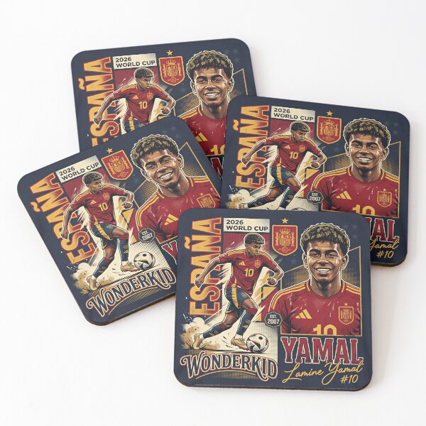 Item preview, Lamine Yamal Spain Vintage designed and sold by GoalFX.