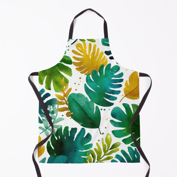 Item preview, Vibrant Tropical Watercolor Leaves, Bold Green Botanical Illustration designed and sold by daila70.