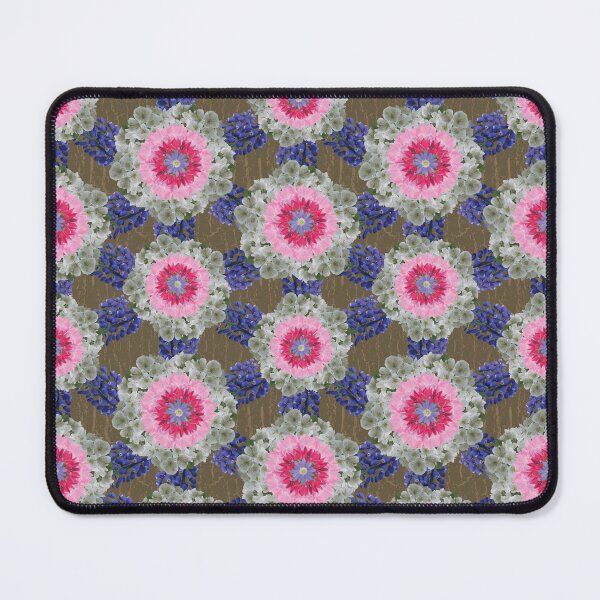 Item preview, Spring Flower Alternating Radials on Brown designed and sold by Digitalmyth's Designs.