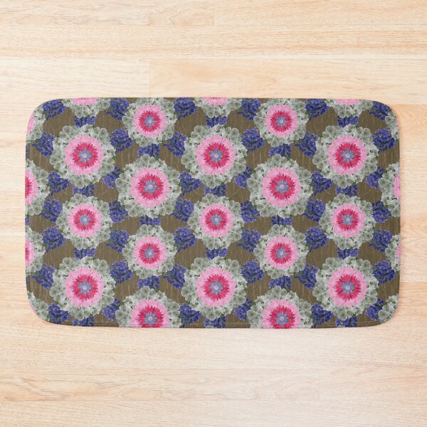 Item preview, Spring Flower Alternating Radials on Brown designed and sold by Digitalmyth's Designs.