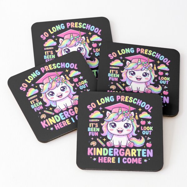 Item preview, So Long Preschool Look Out Kindergarten Here I Come Unicorn designed and sold by Jackstudioo.