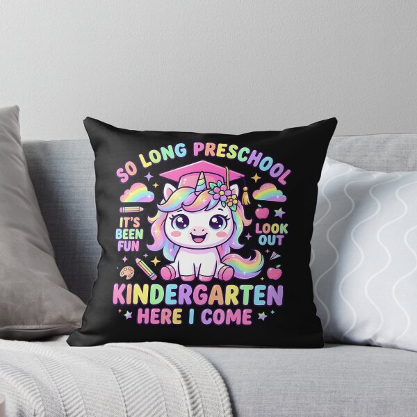 Item preview, So Long Preschool Look Out Kindergarten Here I Come Unicorn designed and sold by Jackstudioo.