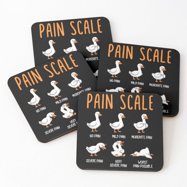 Item preview,  Funny Goose Pain Scale Nurse Medical Quirky Healthcare Humor designed and sold by Jackstudioo.