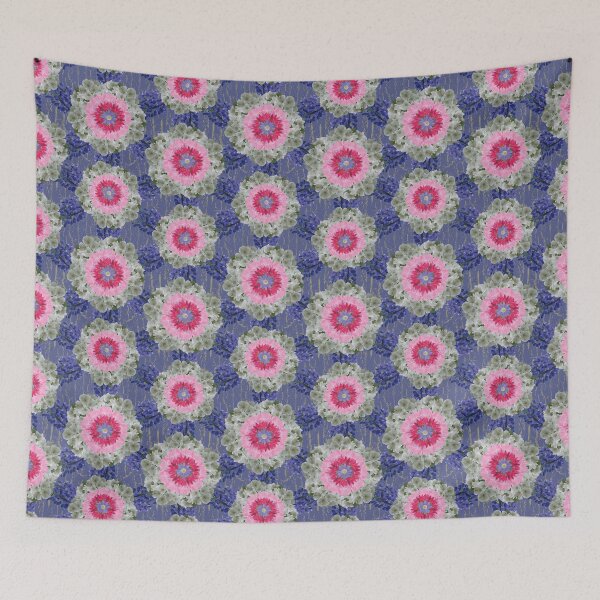 Item preview, Spring Flower Alternating Radials on Purple designed and sold by Digitalmyth's Designs.