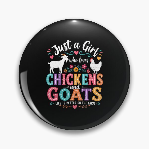 Item preview, Una chica que ama las gallinas y las cabras (Armamento floral de granja) designed and sold by Jackstudioo.